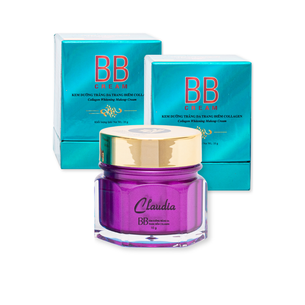 [CLAUDIA] BB Cream Cấp ẩm, Kem lót hỗ trợ Makeup, Nâng tông nhẹ