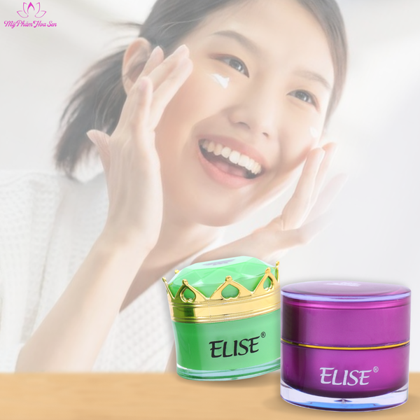 [ELISE XANH LÁ] Kem Dưỡng trắng da, Ngừa mụn