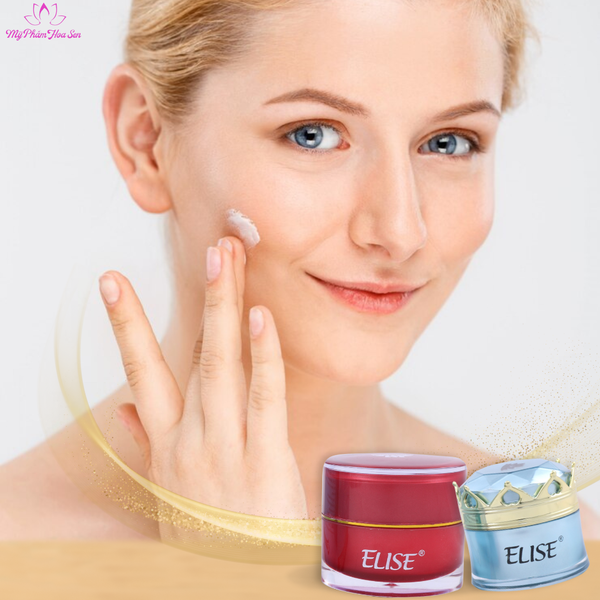 [ELISE XANH DƯƠNG] Kem Dưỡng trắng, Ngừa mụn, Ngừa lão hóa da