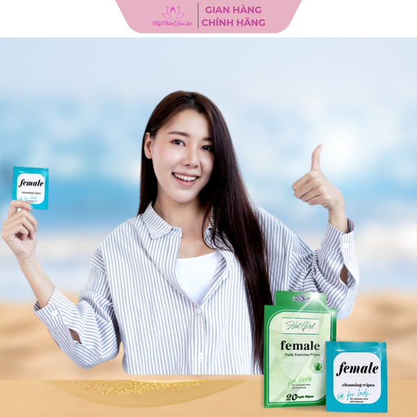 [HOTGIRL] Khăn ướt vệ sinh phụ nữ - Dùng 1 lần