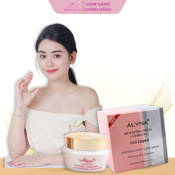 [ALYNA - DÒNG CẢI TIẾN ] Kem Dưỡng trắng, Ngừa lão hóa Collagen