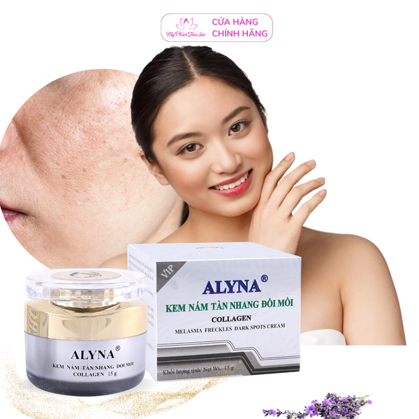 [ALYNA - DÒNG VIP] Kem Ngừa nám, Tàn nhang, Đồi mồi Collagen