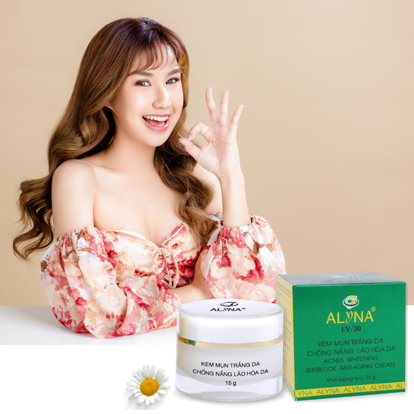 [ALYNA - DÒNG THƯỜNG] Kem Dưỡng trắng, Ngừa mụn, Ngừa lão hóa da