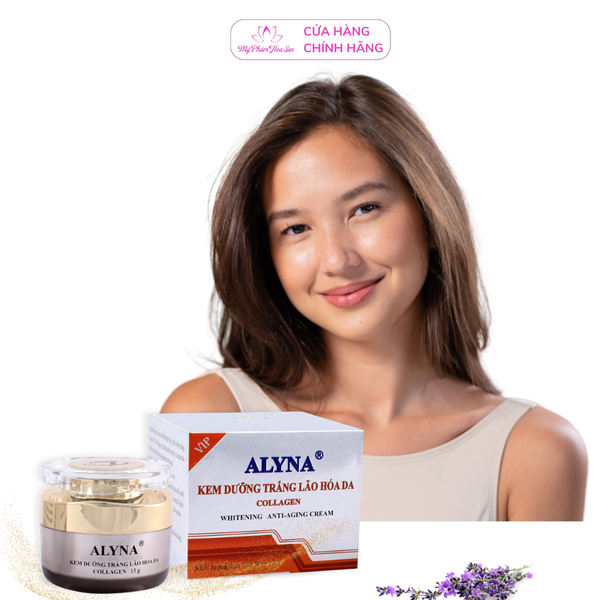 Kem Dưỡng trắng, Ngừa lão hóa da Collagen Alyna Vip