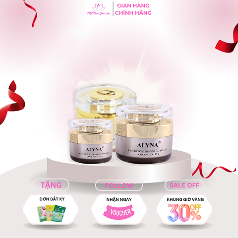 [ALYNA - DÒNG VIP] Kem Dưỡng trắng, Ngừa lão hóa da Collagen