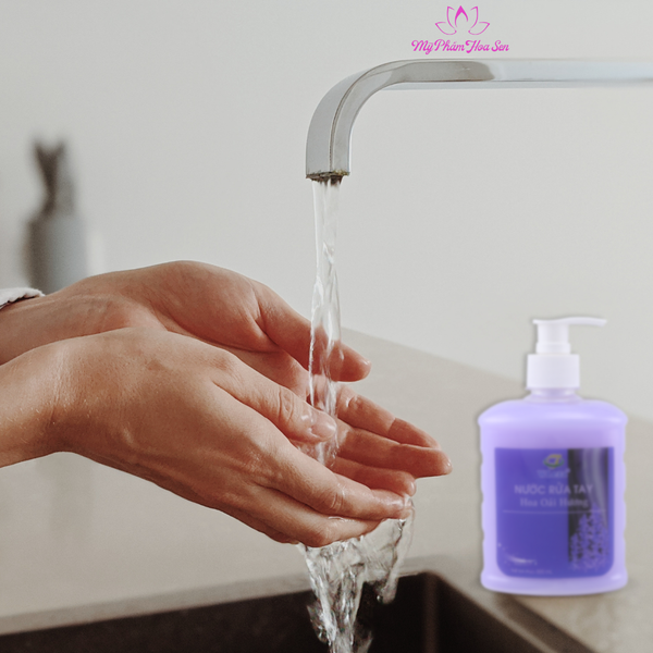 [WLEZA] Nước rửa tay Diệt khuẩn, Khử mùi, Giữ ẩm tay - Oải Hương