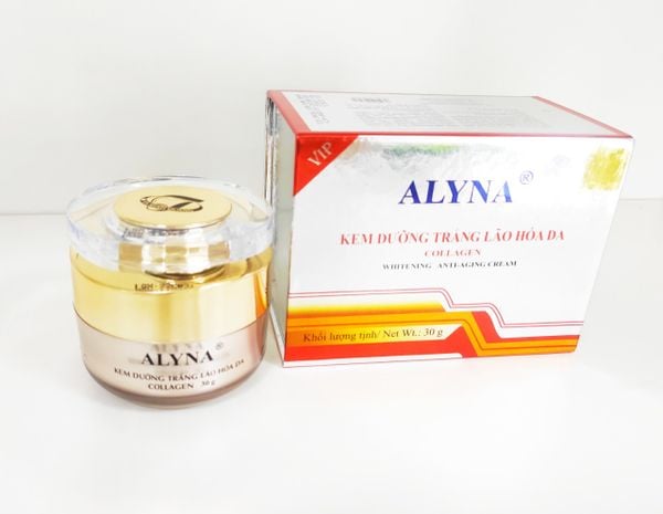 Kem Dưỡng trắng, Ngừa lão hóa da Collagen Alyna Vip