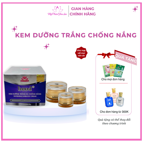 [BOOD - DÒNG THƯỜNG] Kem Dưỡng trắng da, Chống nắng