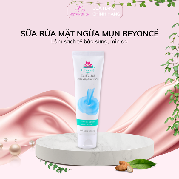 [BEYONCÉ] Sữa rửa mặt Kiềm dầu, Ngừa mụn, Làm sạch sâu