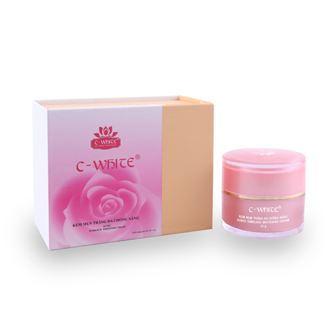 [C-WHITE] Kem Dưỡng trắng da, Chống nắng, Ngừa mụn