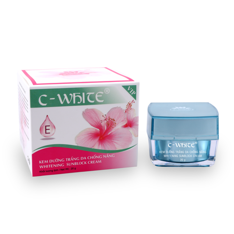 [C-WHITE] Kem Dưỡng trắng da, Chống nắng