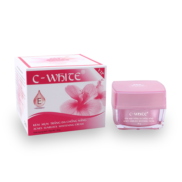 [C-WHITE] Kem Dưỡng trắng da, Chống nắng, Ngừa mụn