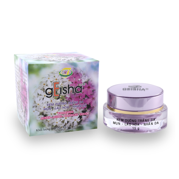 [GEISHA - DÒNG THƯỜNG] Kem Dưỡng trắng, Ngừa mụn, Ngừa lão hóa da
