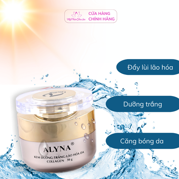 [ALYNA - KEM CẶP] Kem Dưỡng trắng, Ngừa lão hóa da