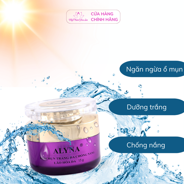 [ALYNA - DÒNG VIP] Kem Dưỡng trắng, Ngừa mụn, Ngừa lão hóa da