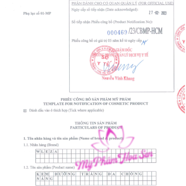 [WLEZA - TRẦN] Kem Dưỡng trắng da, Chống nắng