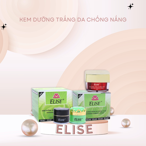 [ELISE XANH LÁ] Kem Dưỡng trắng da, Chống nắng