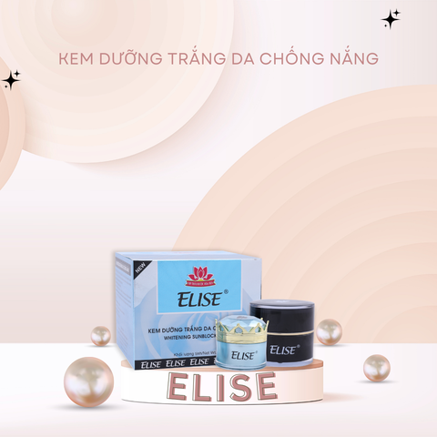 [ELISE XANH DƯƠNG] Kem Dưỡng trắng da, Chống nắng