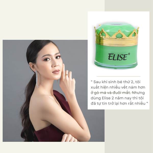 [ELISE XANH LÁ] Kem Dưỡng trắng, Ngừa nám, Tàn nhang