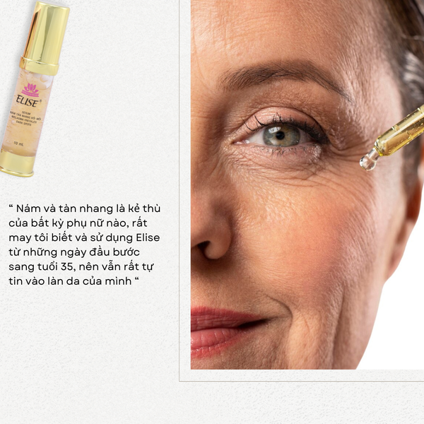 [ELISE] Serum Ngừa nám, Tàn nhang, Đồi mồi