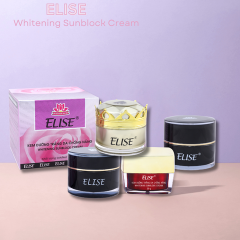 [ELISE TÍM] Kem Dưỡng trắng da, Chống nắng