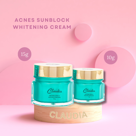[CLAUDIA] Kem Dưỡng trắng da, Chống nắng, Ngừa mụn