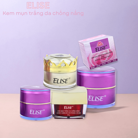 [ELISE TÍM] Kem Dưỡng trắng da, Ngừa mụn