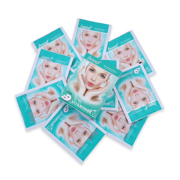 [BOOD] Mặt nạ Vitamin B Dưỡng trắng, Cấp ẩm chuyên sâu, Phục hồi da - 10 miếng