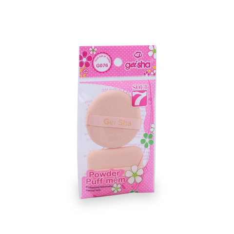 [GEISHA] Bông phấn dày dặn, thấm hút tốt - 2 cái