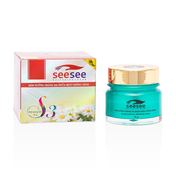 [SEESEE] Kem Dưỡng trắng da, Ngừa mụn, Chống nắng
