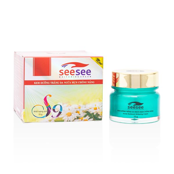 [SEESEE] Kem Dưỡng trắng da, Ngừa mụn, Chống nắng