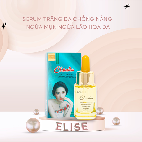 [CLAUDIA] Serum Dưỡng trắng, Ngừa mụn, Ngừa lão hóa da