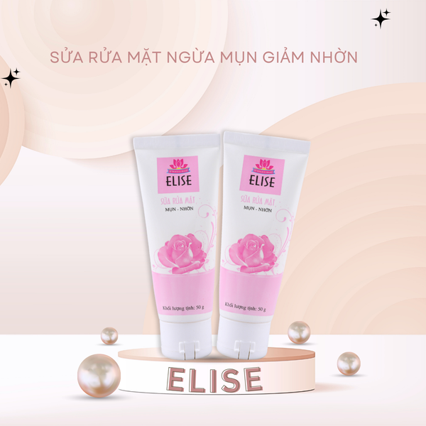 [ELISE] Sữa rửa mặt Kiềm dầu, Ngừa mụn, Giúp da sạch sâu