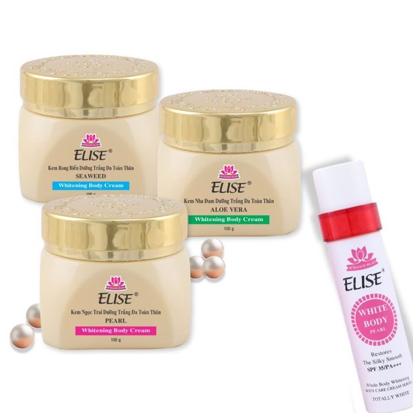 [ELISE] Kem Dưỡng trắng da, Cấp ẩm toàn thân - Ngọc trai