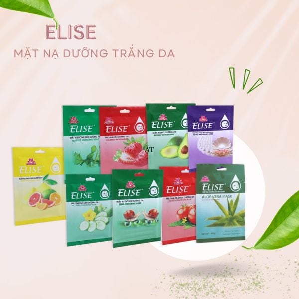 [ELISE] Mặt nạ Dưỡng da, Cấp ẩm chuyên sâu - 10 miếng