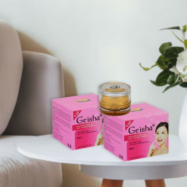 [GEISHA - DÒNG VIP] Kem Dưỡng trắng, Ngừa mụn, Ngừa lão hóa da