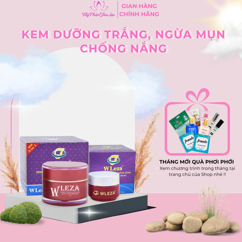 [WLEZA - DÒNG THƯỜNG] Kem Dưỡng trắng da, Chống nắng, Ngừa mụn