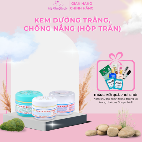 [WLEZA - TRẦN] Kem Dưỡng trắng da, Chống nắng