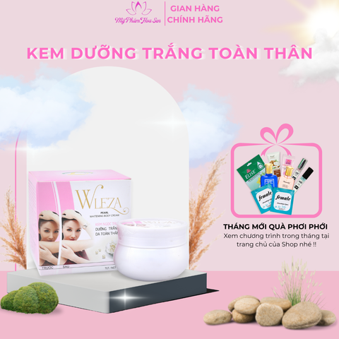 [WLEZA] Kem Dưỡng trắng da toàn thân - Ngọc Trai