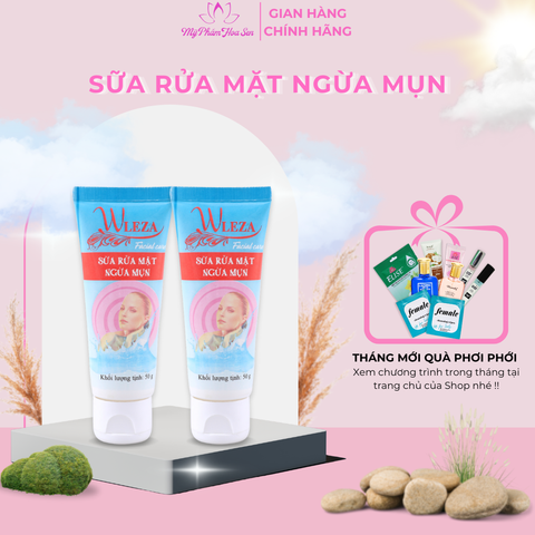 [WLEZA] Sữa rửa mặt Kiềm dầu, Ngừa mụn