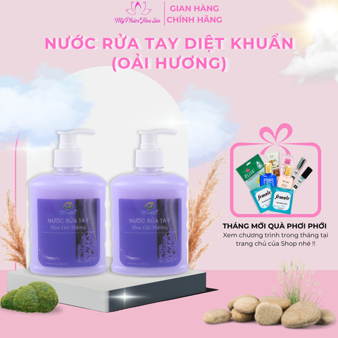 [WLEZA] Nước rửa tay Diệt khuẩn, Khử mùi, Giữ ẩm tay - Oải Hương