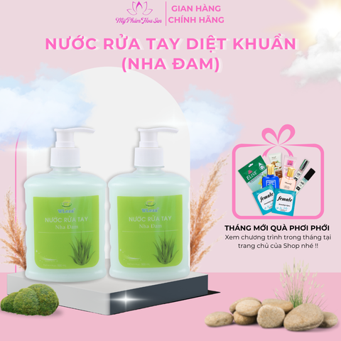 [WLEZA] Nước rửa tay Diệt khuẩn, Khử mùi, Giữ ẩm tay - Nha Đam