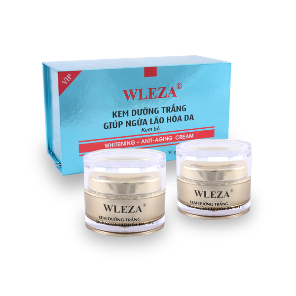 [WLEZA - CẶP] Kem Dưỡng trắng, Ngừa lão hóa da