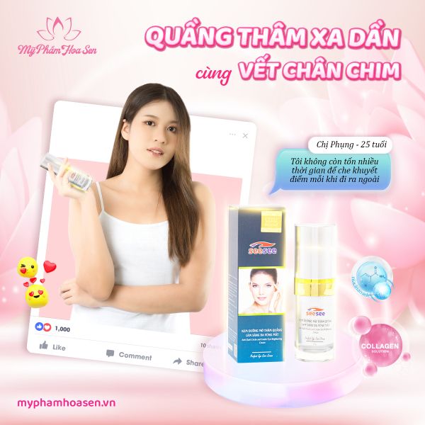 [SEESEE] Serum Căng bóng, Hỗ trợ giảm thâm vùng mắt