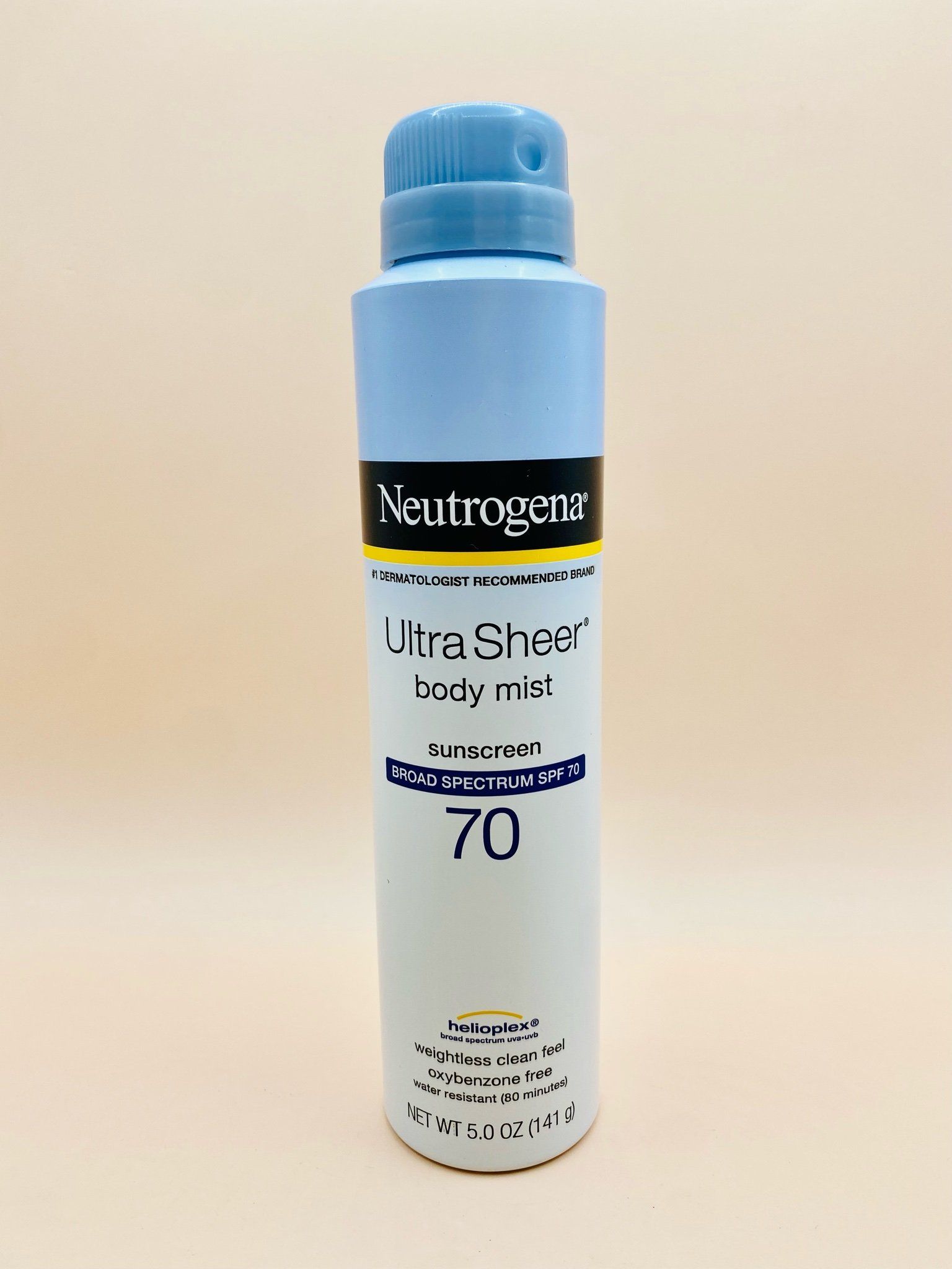  Xịt Chống Nắng Neutrogena Ultra Sheer Body Mist Sunscreen Broad Spectrum SPF 70 (141g) 