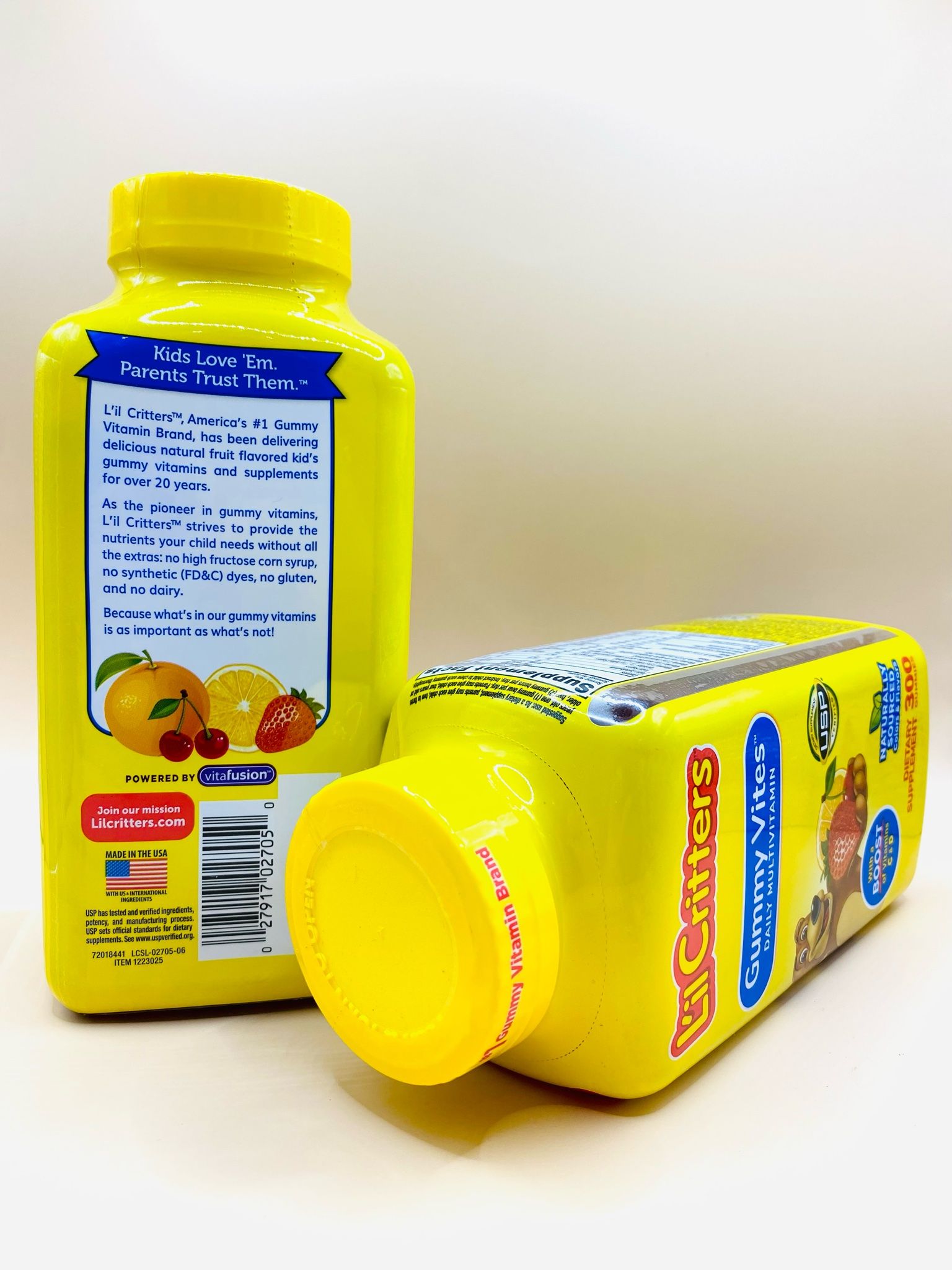  Kẹo dẻo bổ sung nhiều loại Vitamin L’il Critters Gummy Vites 300 viên 