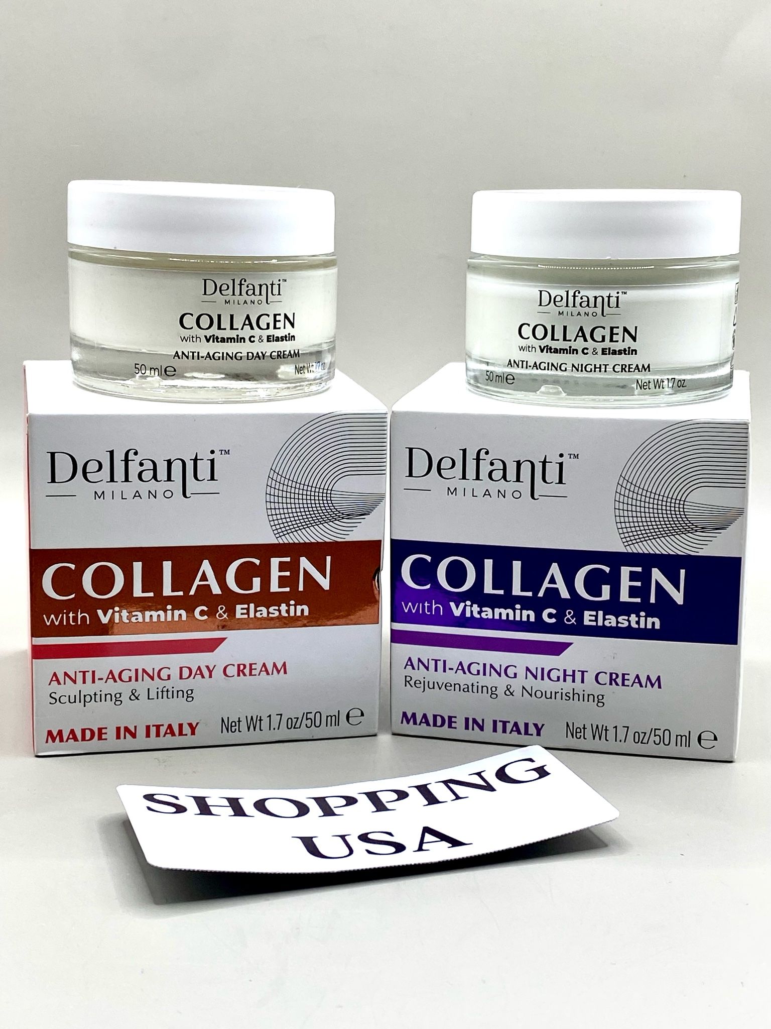 Kem Dưỡng Da Chống Lão Hóa Delfanti Collagen With Vitamin C & Elastin
