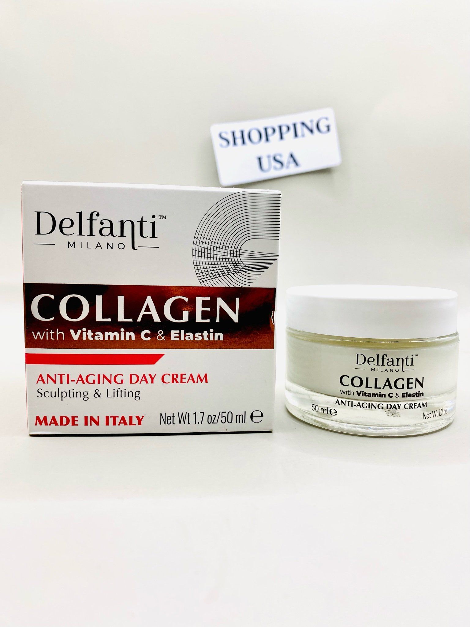  Kem Dưỡng Da Chống Lão Hóa Delfanti Collagen With Vitamin C & Elastin Anti-Aging 50ml 