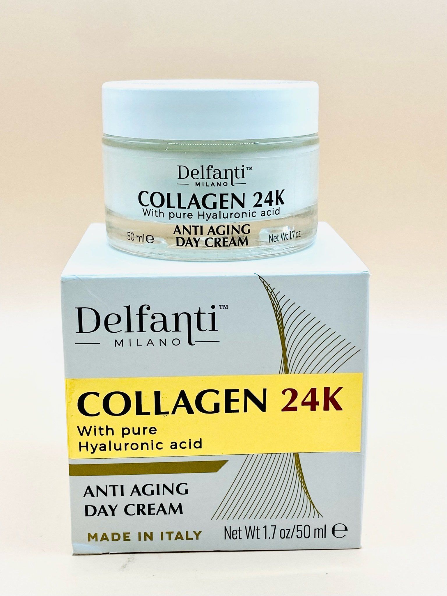  Kem Dưỡng Da Chống Lão Hóa Delfanti Collagen 24k Pure Hyaluronic Acid Anti-Aging ban ngày 50ml 