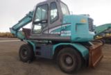  Xe đào bánh lốp Kobelco SK125W-3 